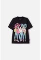Camiseta De K- Pop Demon Hunters Manga Corta Negro Para Niña 12 de K-POP DEMON HUNTERS
