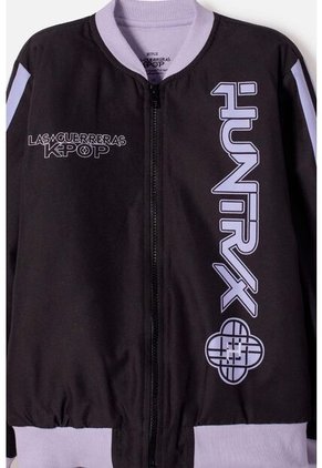 Chaqueta De K- Pop Demon Hunters Con Cierre Negro Para Niña 12