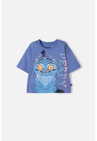 Camiseta De K- Pop Demon Hunters Manga Corta Azul Para Niña 14 K-POP DEMON HUNTERS