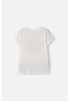 Camiseta De K-Pop Demon Hunters Manga Corta Blanco Para Niña 14