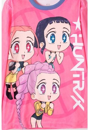 Pijama De K- Pop Demon Hunters Multicolor Para Niña 10