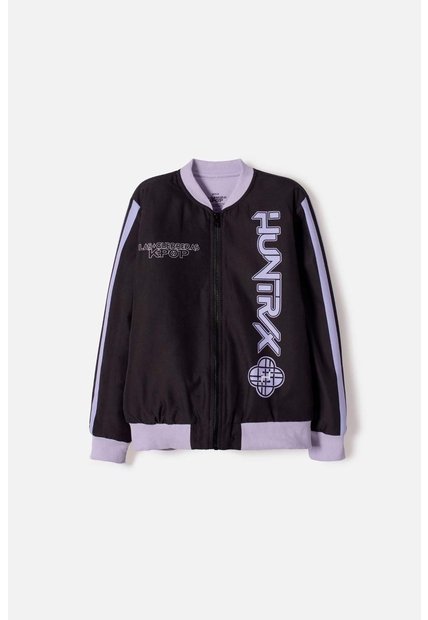 Chaqueta De K- Pop Demon Hunters Con Cierre Negro Para Niña 10