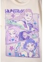 Camiseta De K- Pop Demon Hunters Manga Corta Marfil Para Niña 14 de K-POP DEMON HUNTERS
