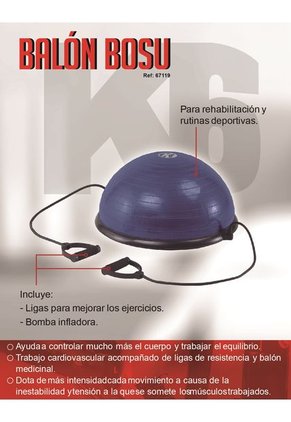 Balón Inestable Superficie Bosu Ejercicio K6