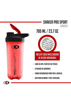 Shaker Vaso Mezclador Pro Sport K6 700 Ml