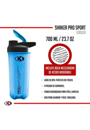 Shaker Vaso Mezclador Pro Sport K6 700 Ml