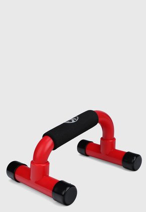 Base para flexiones Negro-Rojo K6 Fitness