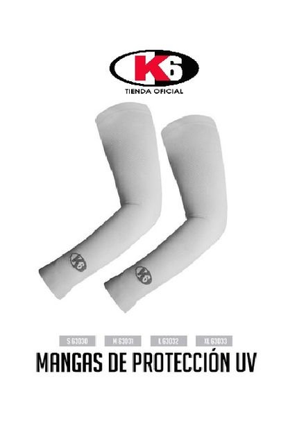 Manga Deportiva Compresión Blanco K6