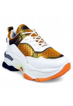 Price Shoes Tenis Moda Mujer 622F4AMARILLO