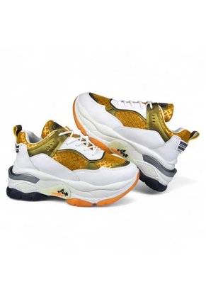 Price Shoes Tenis Moda Mujer 622F4AMARILLO