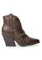 Price Shoes Botas O Botines Moda Mujer De Tacón Medio 62271277CAFE de Kanna & Co