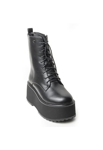 Bota Negra Con Plataforma Para Mujer 622MJ1636-F1330NEGRO Kanna & Co
