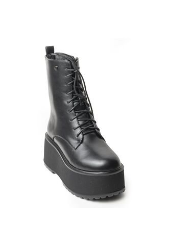 Bota Negra Con Plataforma Para Mujer 622MJ1636-F1330NEGRO Kanna & Co