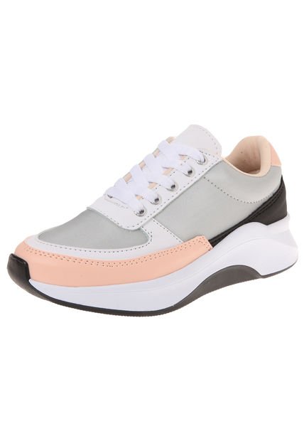 Tenis Lifestyle Gris-Blanco-Rosa-Negro Kapalu