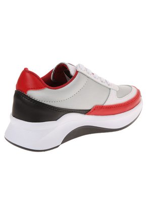 Tenis Lifestyle Gris-Rojo-Blanco-Negro Kapalu