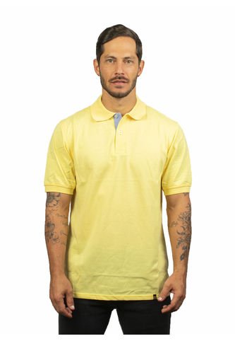 Camiseta Tipo Polo Para Hombre Amarilla Kapo KAPO