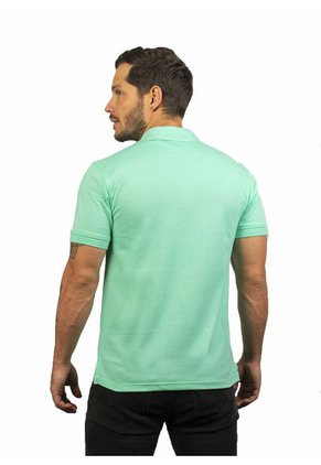 Camiseta Tipo Polo Para Hombre Verde Menta Kapo