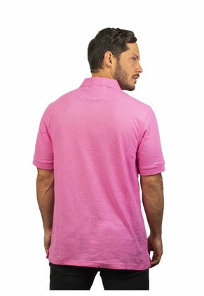 Camiseta Tipo Polo Para Hombre Rosada Kapo