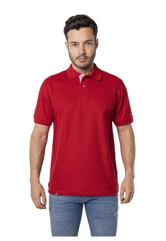 Camiseta Tipo Polo Para Hombre Roja Kapo KAPO