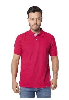 Camiseta Tipo Polo Para Hombre Fucsia Kapo