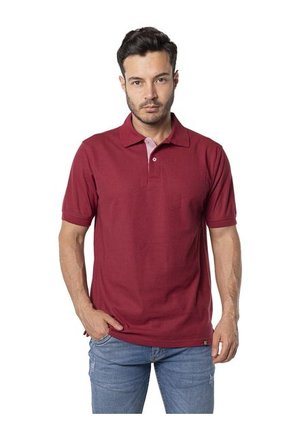Camiseta Tipo Polo Para Hombre Vinotinto Kapo