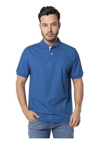 Camiseta Tipo Polo Para Hombre Azul Petroleo Kapo KAPO