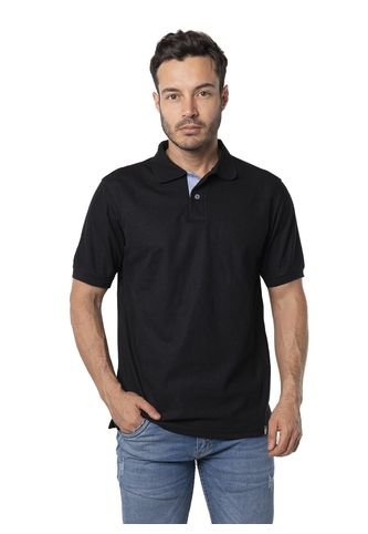 Camiseta Tipo Polo Para Hombre Negra Kapo KAPO