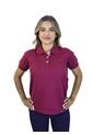 Camiseta Tipo Polo Para Mujer Vinotinto Kapo de KAPO