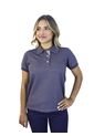 Camiseta Tipo Polo Para Mujer Gris Oscuro Kapo de KAPO