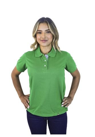 Camiseta Tipo Polo Para Mujer Verde Kapo KAPO