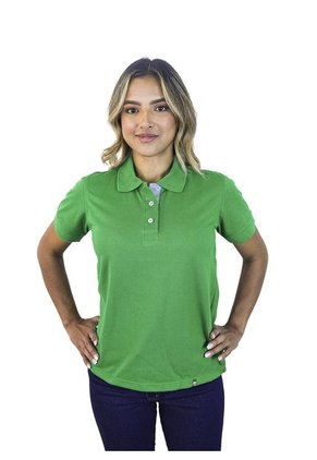 Camiseta Tipo Polo Para Mujer Verde Kapo