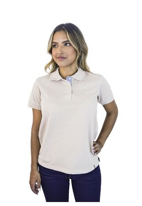 Camiseta Tipo Polo Para Mujer Kaki Kapo