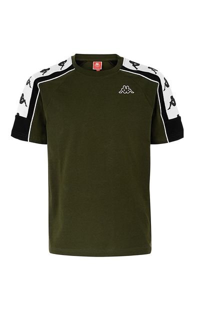 Camiseta Kappa 10 Arset-Verde Musgo