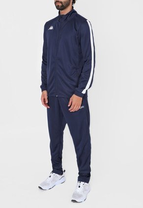 Sudadera Azul Oscuro-Blanco Kappa Salcito
