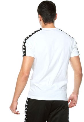 Camiseta Blanco-Negro Kappa