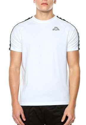 Camiseta Blanco-Negro Kappa