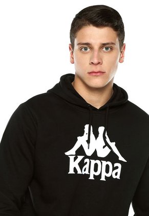 Buzo Negro-Blanco Kappa
