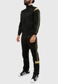 Sudadera Negro-Amarillo Kappa Duedueuno de Kappa