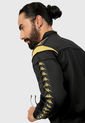 Sudadera Negro-Amarillo Kappa Duedueuno de Kappa