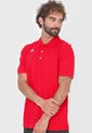 Camiseta Polo Rojo-Negro Kappa Logo Sharas de Kappa