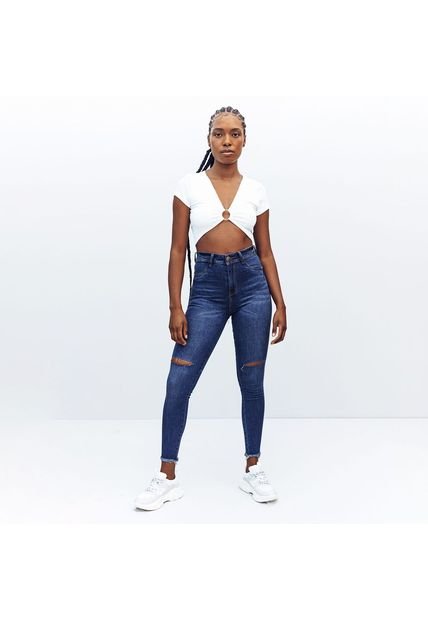 Jean Skinny Talle Alto Mirra