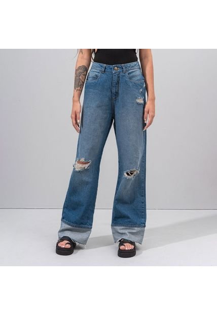 Jean Wide Leg Talle Alto Pechy