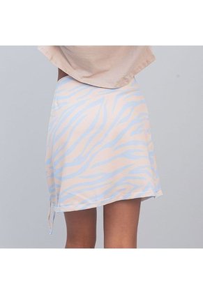 Falda Linea A Corta Talle Alto Luli