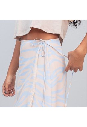 Falda Linea A Corta Talle Alto Luli