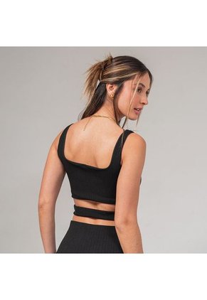 Blusa Ajustada Corta Manga Sisa Amaña