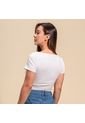 Blusa Ajustada Larga Manga Corta Hurry de Karibik