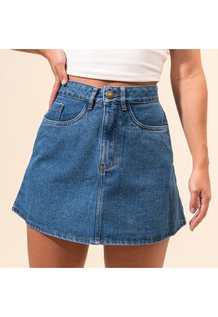 Falda Ajustada Talle Alto Arpre