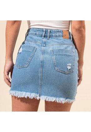 Falda Ajustada Talle Alto Gru