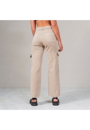 Pantalon Momfit Talle Alto Justo