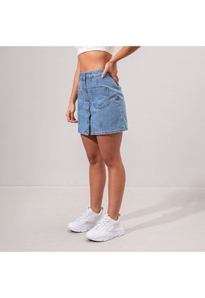 Falda Ajustada Talle Alto Femina